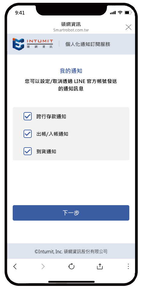 Intumit_byfunction_個人化通知訂閱服務